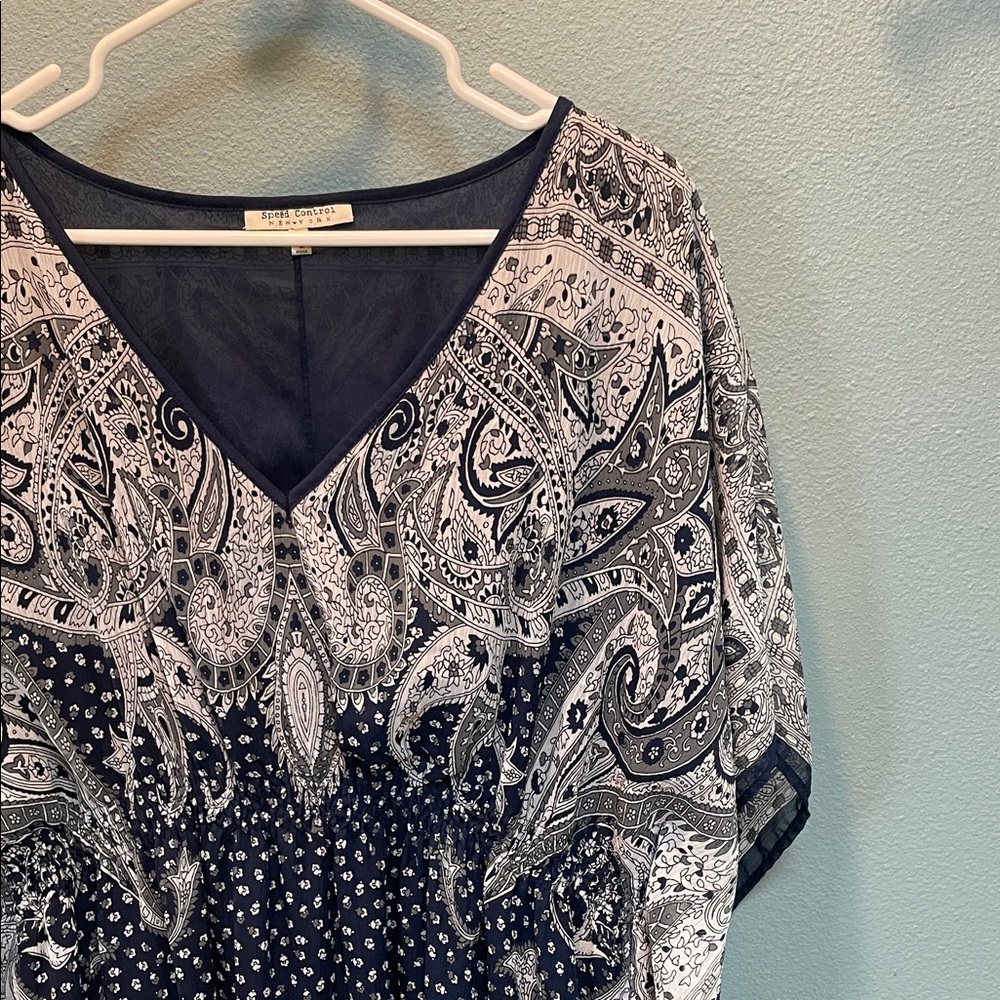 Speed Control New York Paisley Kaftan Dress – Size 1X
